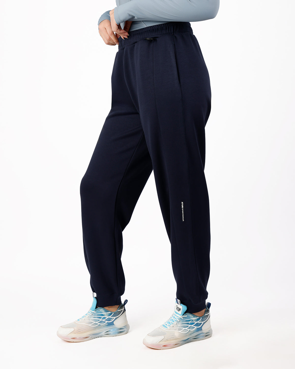 Street Comfort Unisex Navy Pants-Atum -95394506