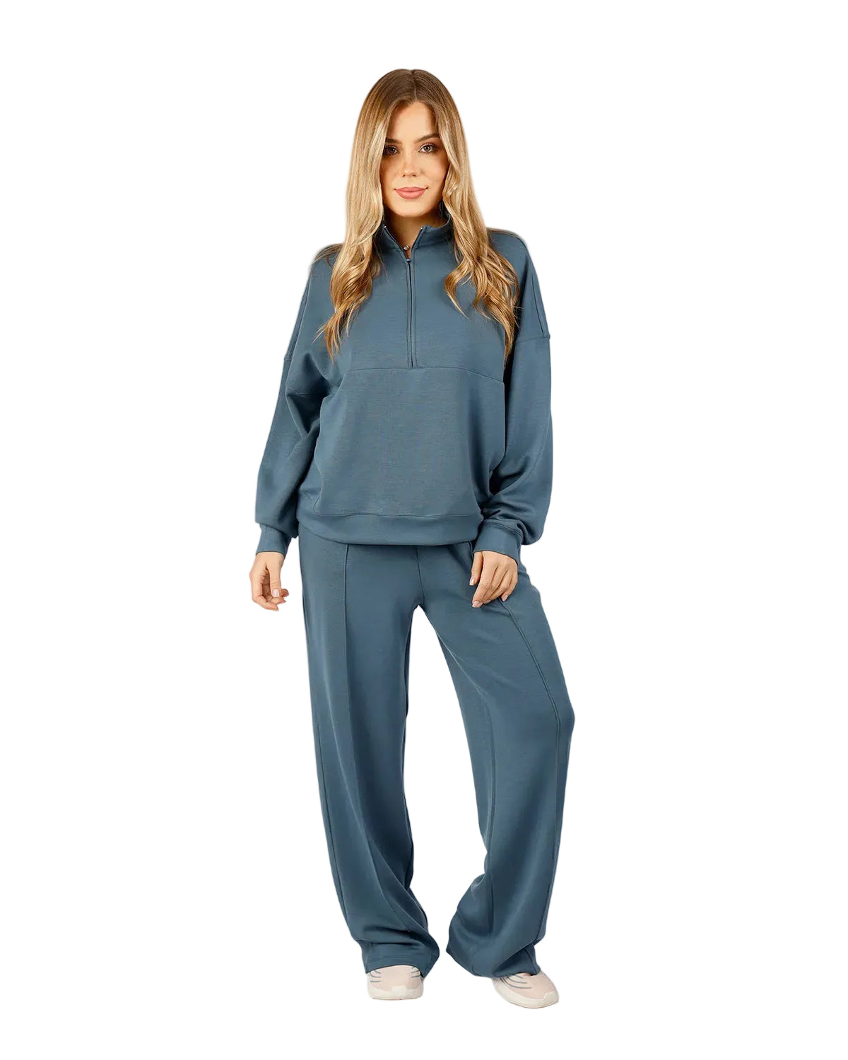 HalfZip Women's Blue Tracksuit-Atum -40247886