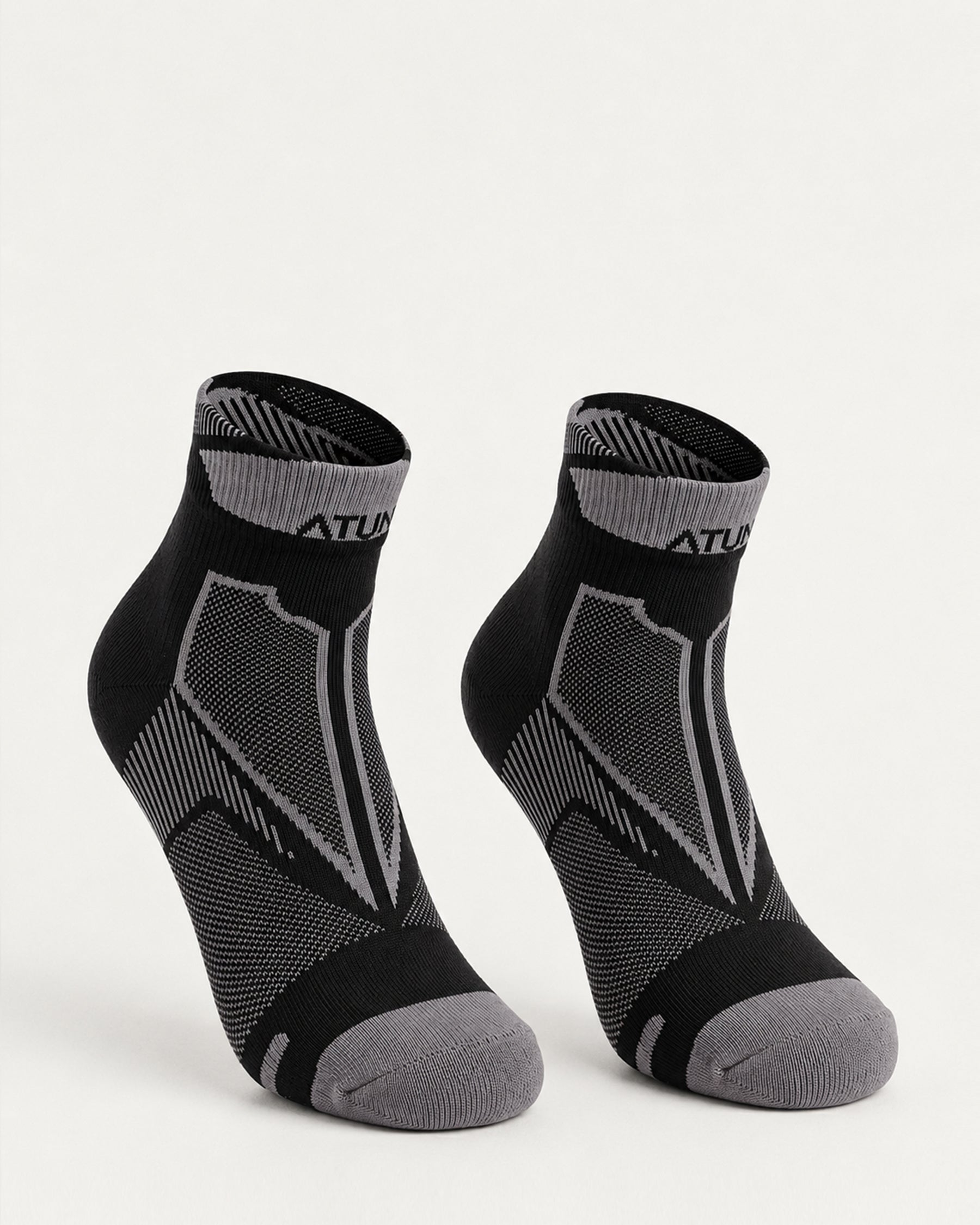 Kids Low-Cut Black Training Socks