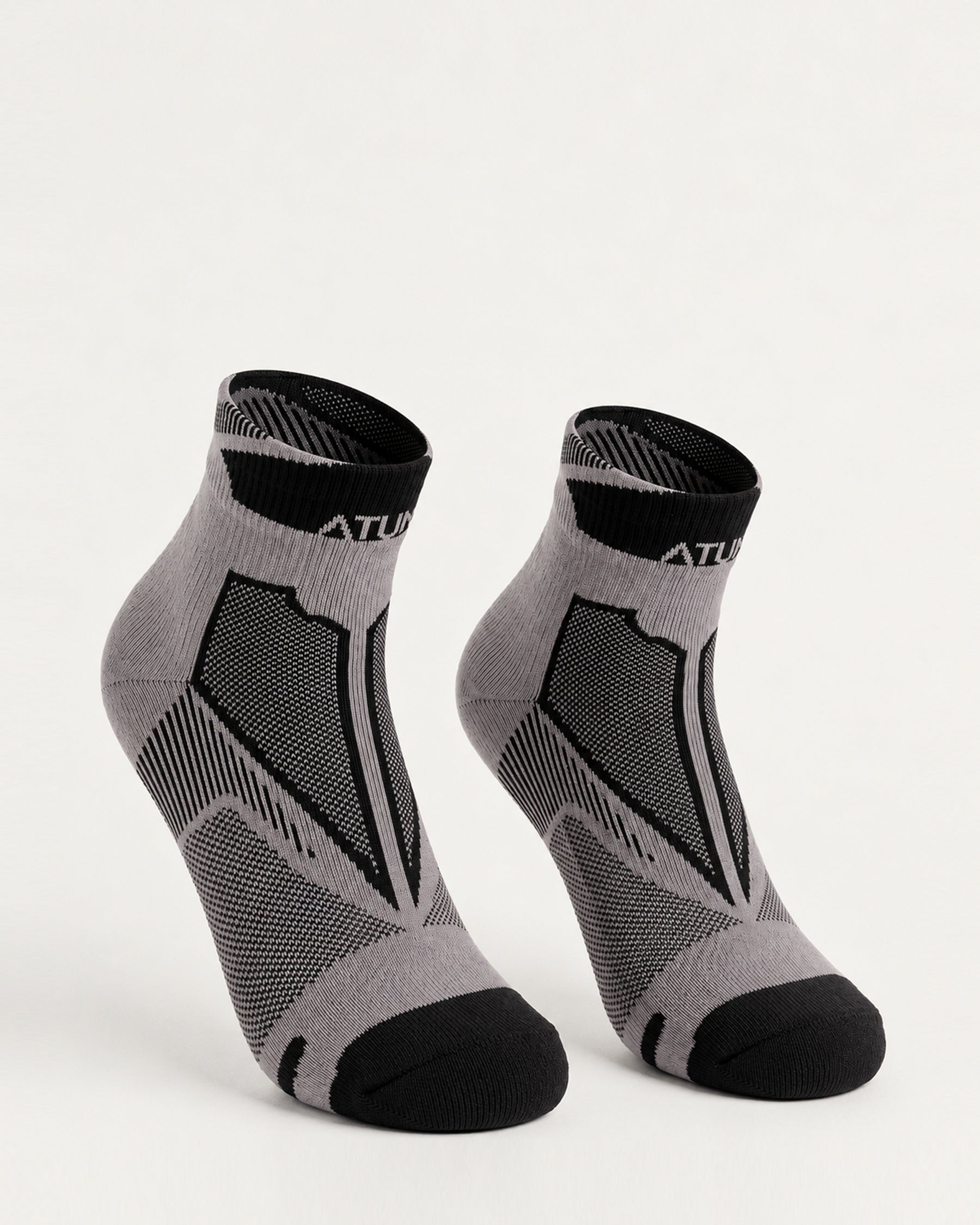 Kids Low-Cut Gray Training Socks