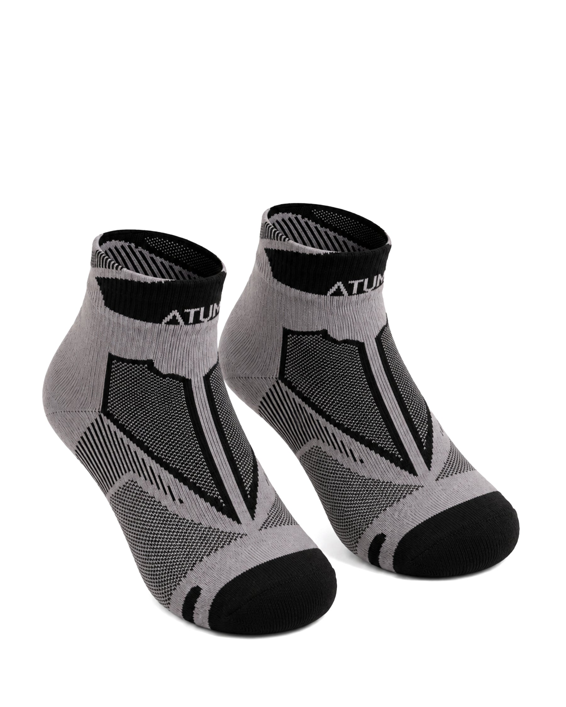 Kids Low-Cut Gray Training Socks-Atum -97821416