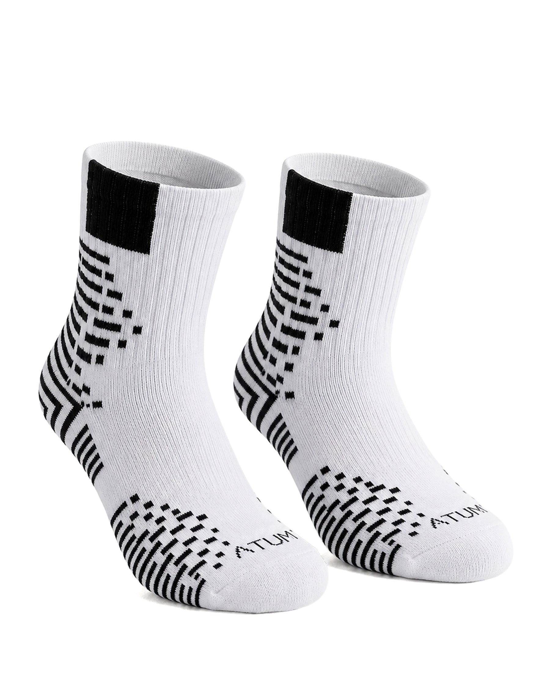 Kids Mid-Crew White-Tex Training Socks-Atum -45875383