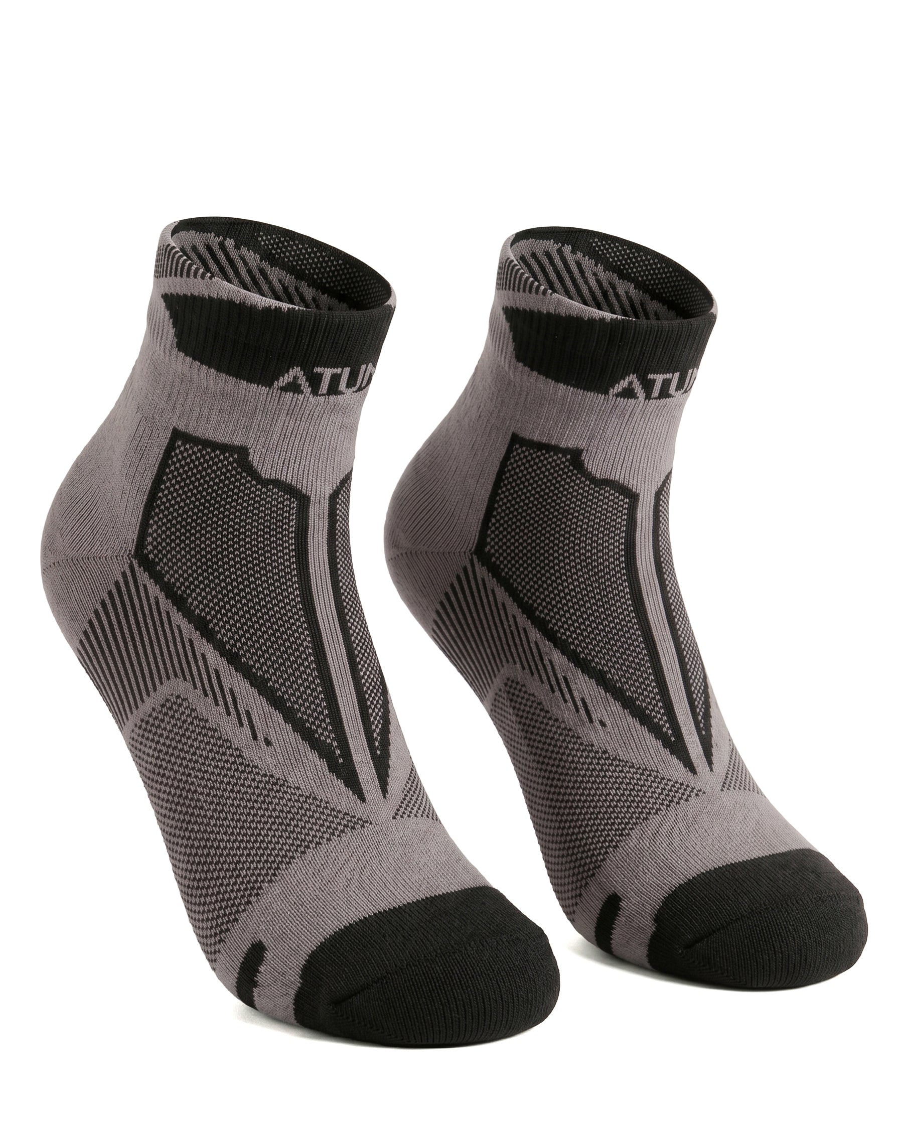 Adults Unisex Low-Cut Gray Training Socks-Atum -41414211