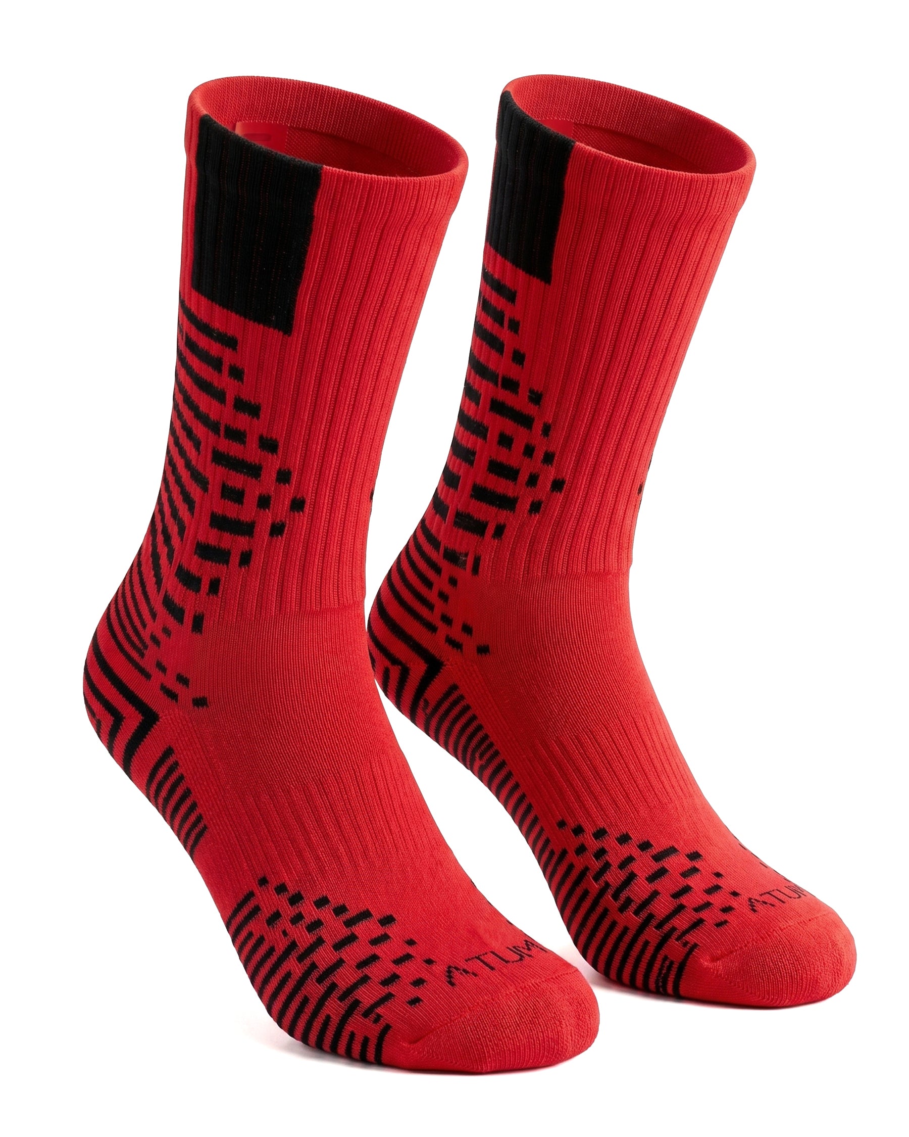Adults Unisex Long Red-Tex Training Socks-Atum -89363296