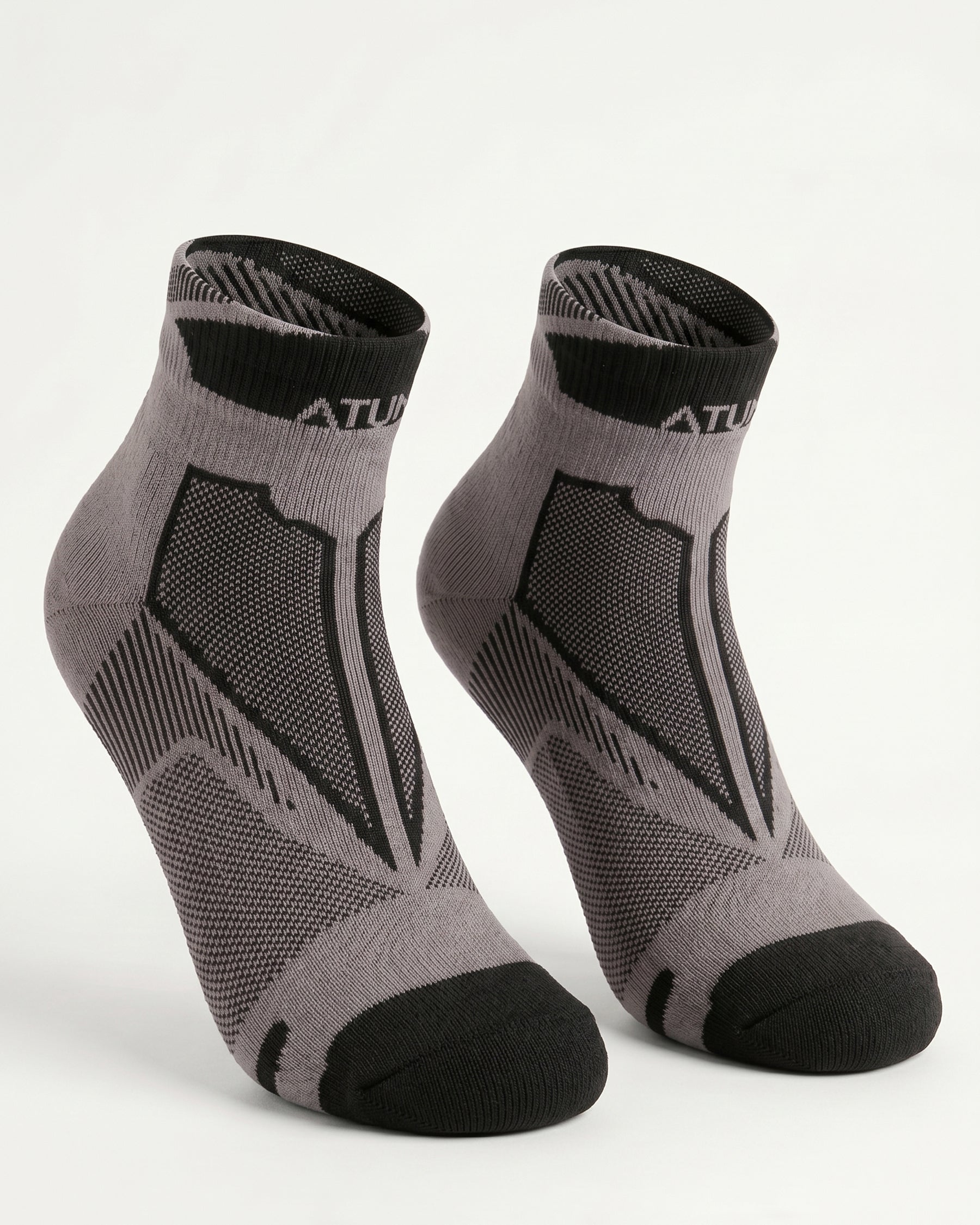Kids Low-Cut Gray Training Socks