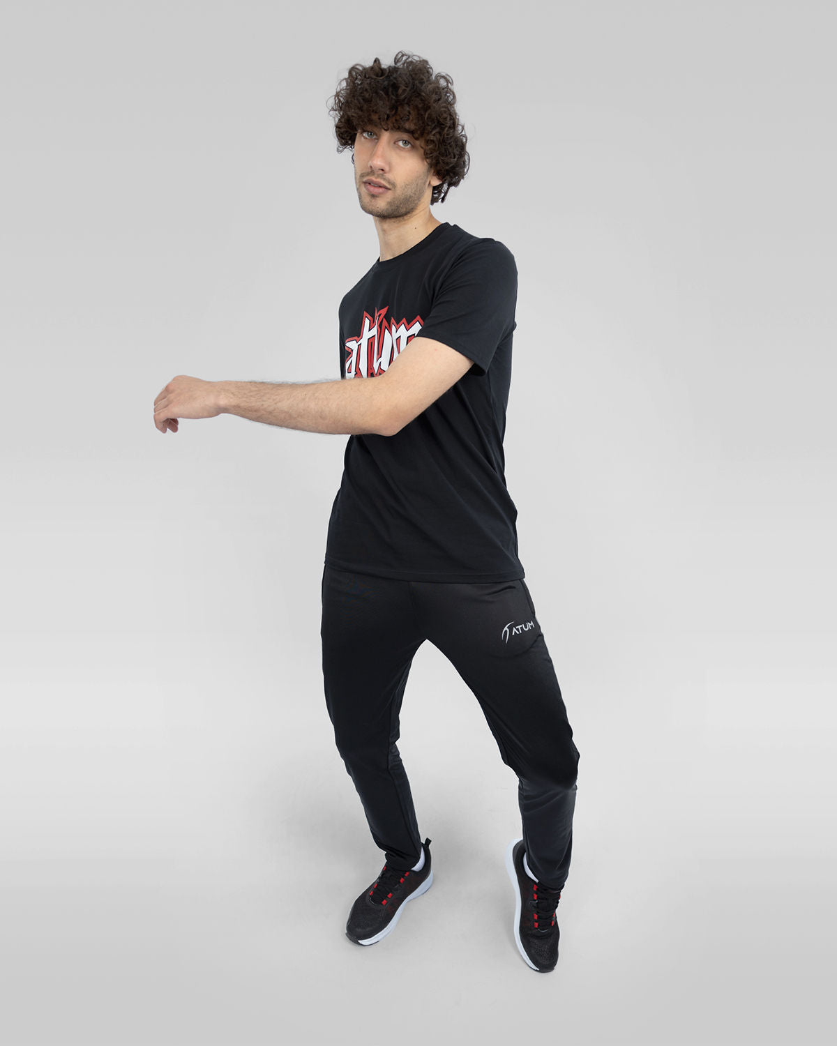 Men's Graphic Logo Black T-Shirt
