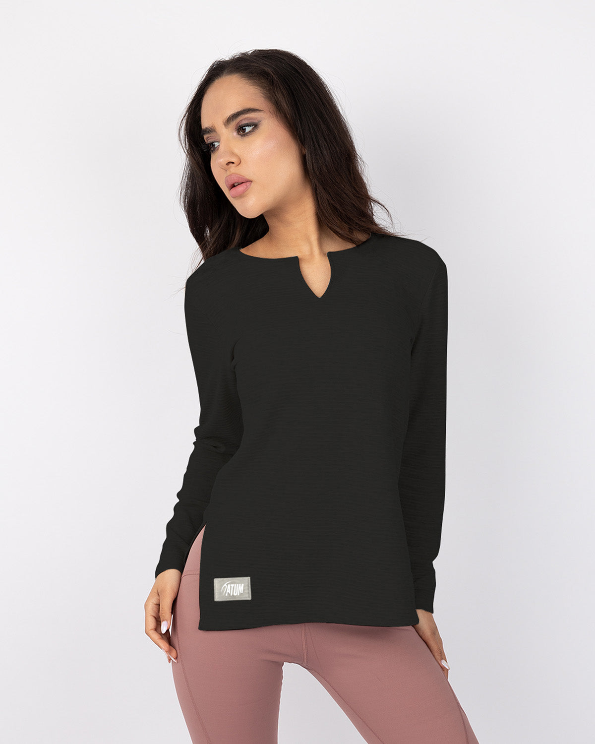 Women's Cotton Rib Long Sleeve T-Shirt