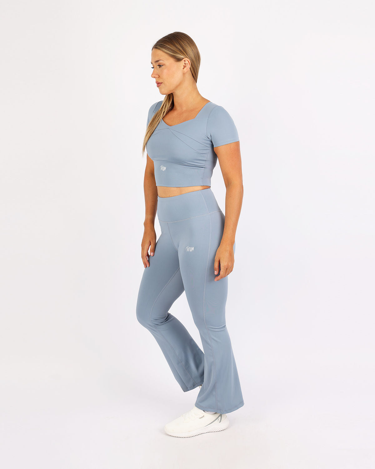 Serenity Sculpt Blue Crop Top-Atum -23394250