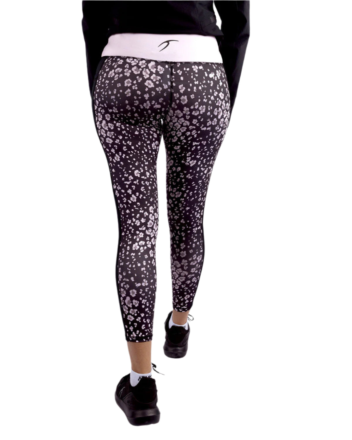 Women's Floral Rose Leggings-Atum -93566470
