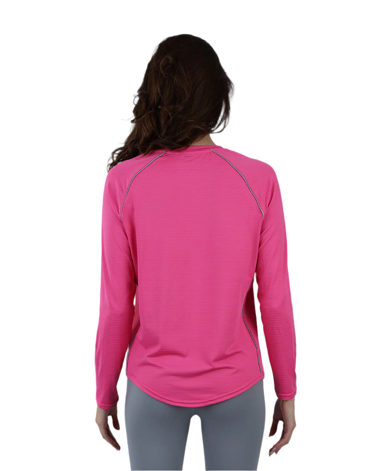 Slim Long Sleeve Fuchsia Top-Atum -82925292