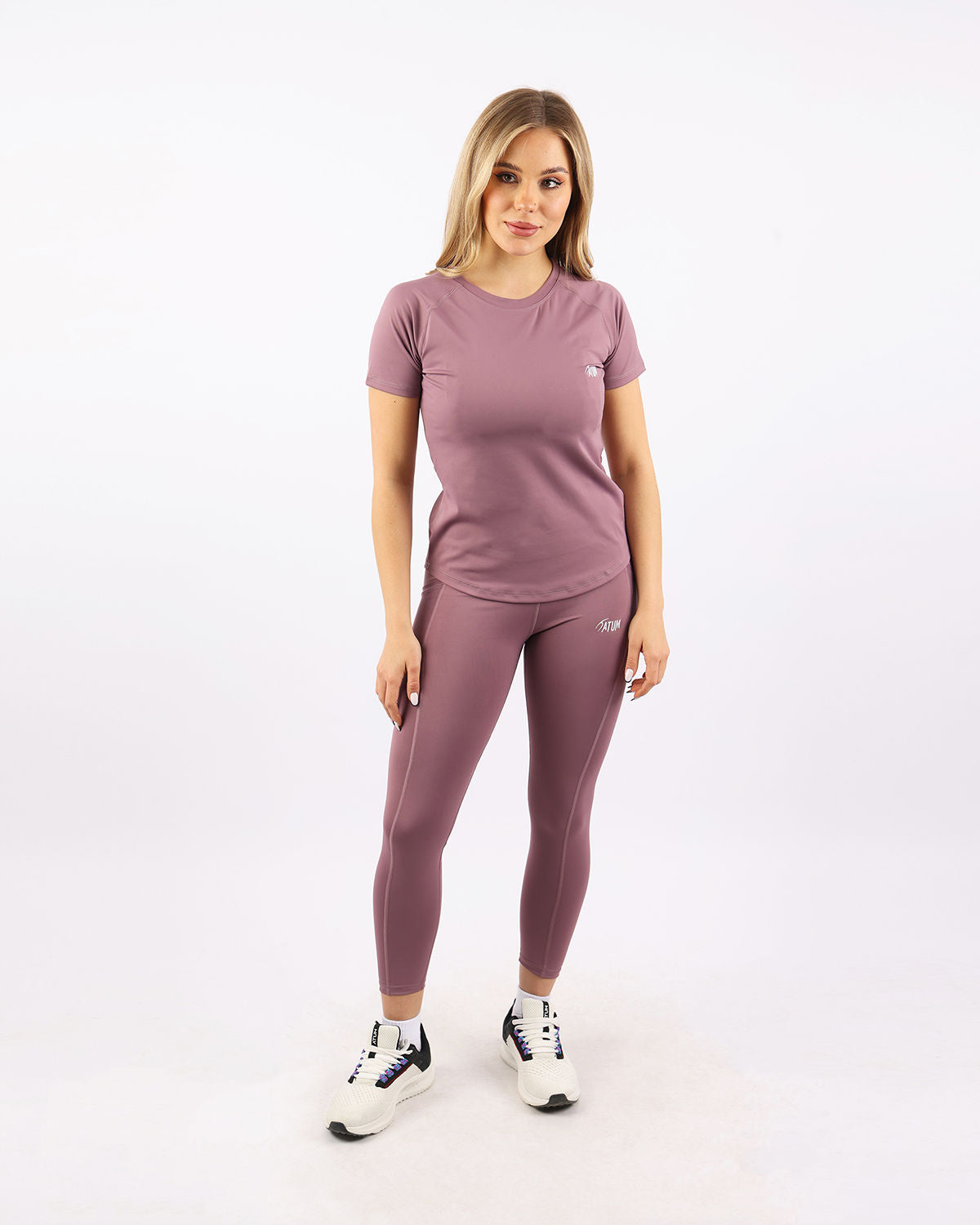 Pocket Flex Capri Violet Leggings-Atum -10144151