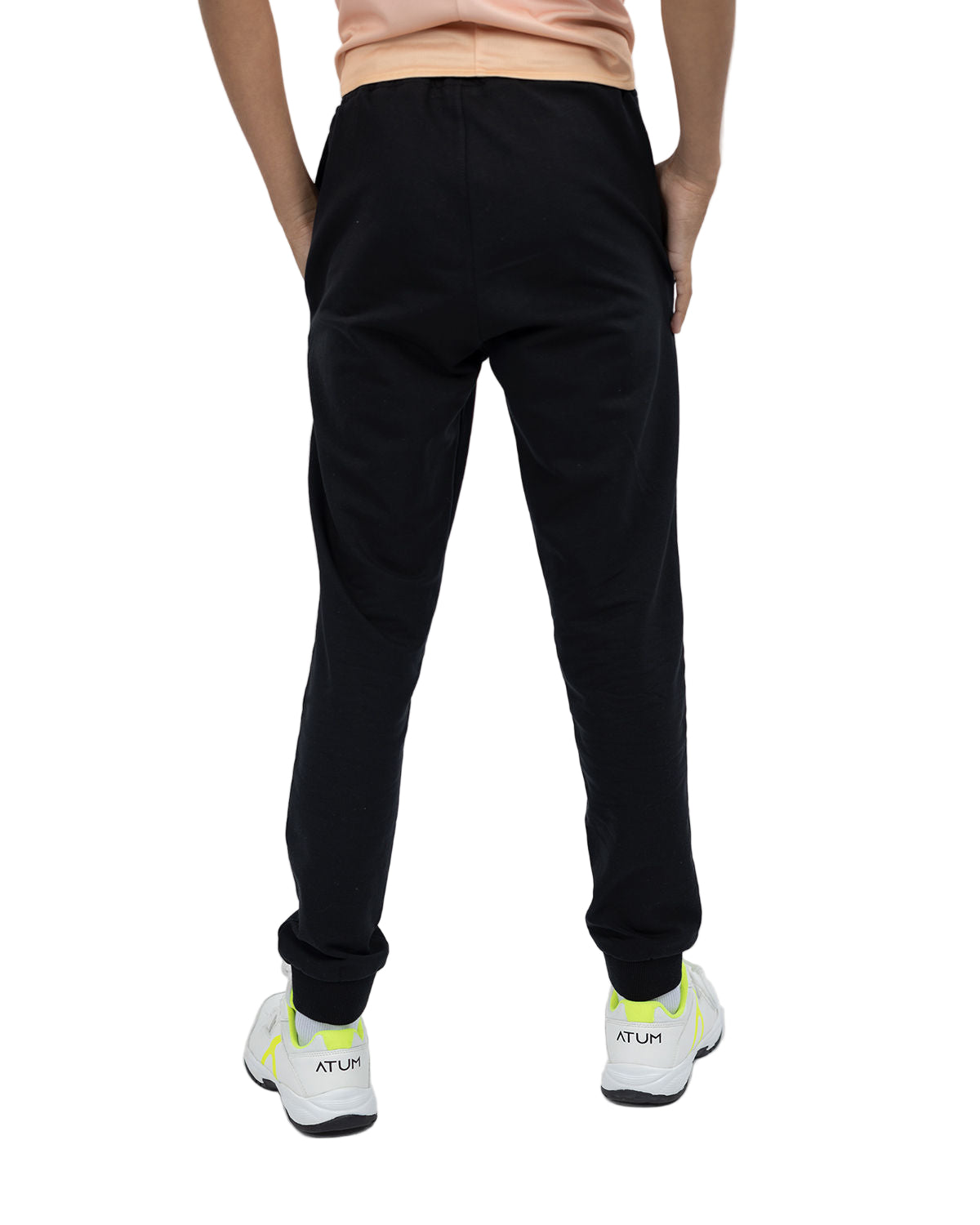 Smooth Girls Black Sweatpants-Atum -5511697