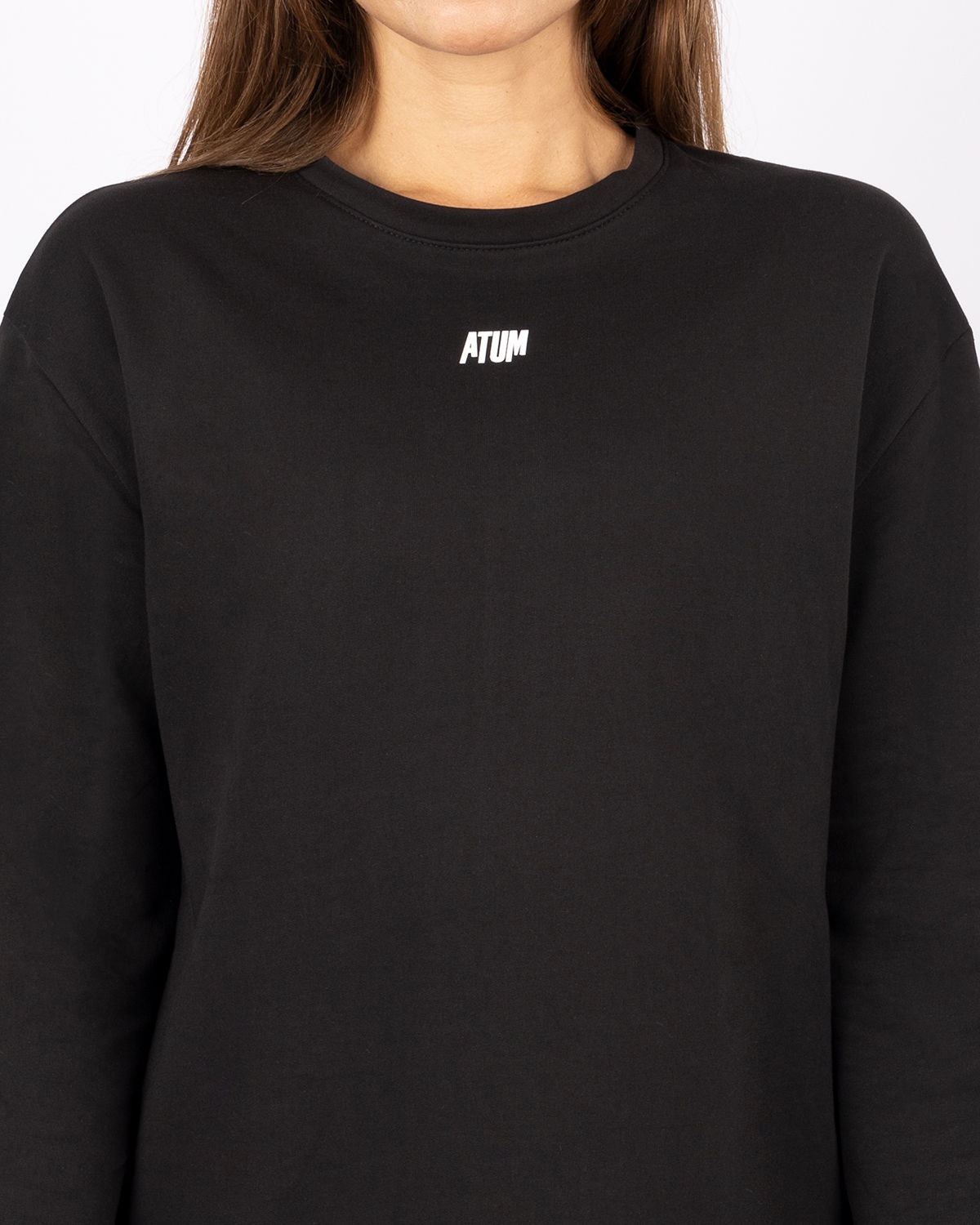 Elegance Oversize Black T-Shirt-Atum -41536492