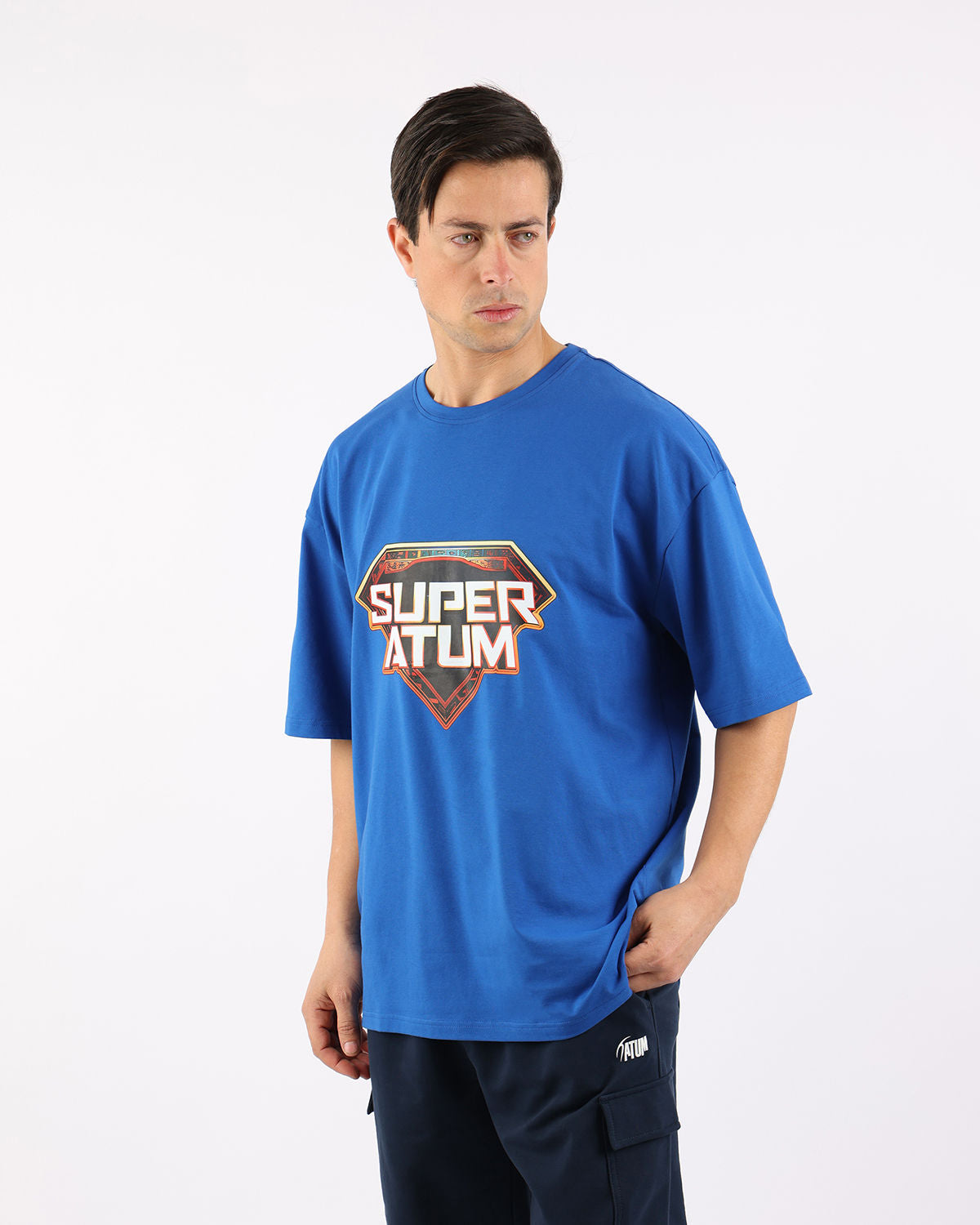 Supreme Blue Men's T-Shirt-Atum -49700687