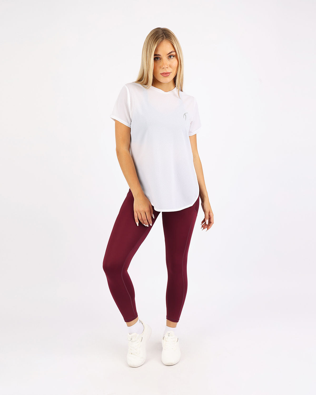 Short-Sleeve Training White Top-Atum -78953080