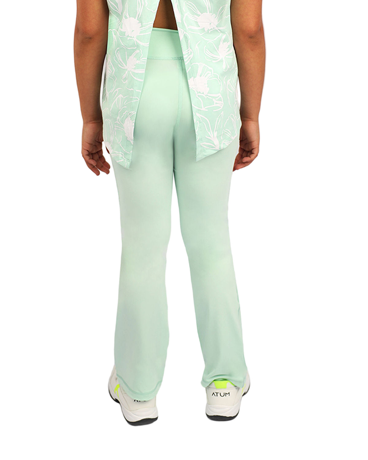 Girl's Wide Leg Mint Leggings-Atum -69374681