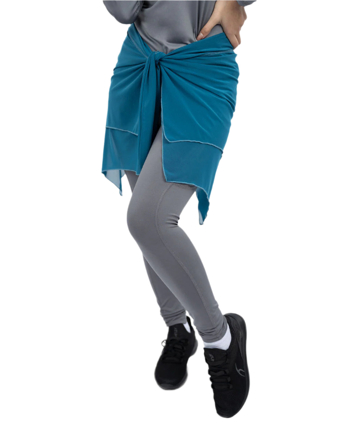 Women's Blue Hip Cover-Up-Atum -232296
