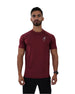 بلوزة رياضية Dri-FIT بأكمام قصيرة باللون النبيتي