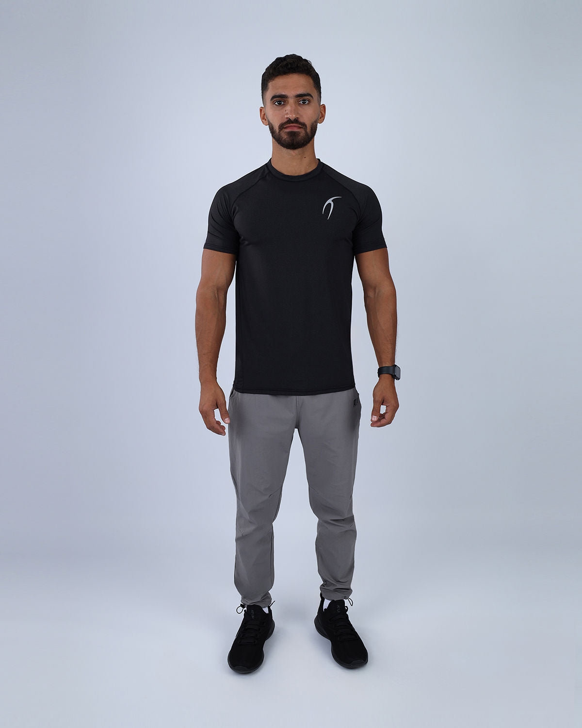 Dri-FIT Short-Sleeve Black Fitness Top-Atum -55629959