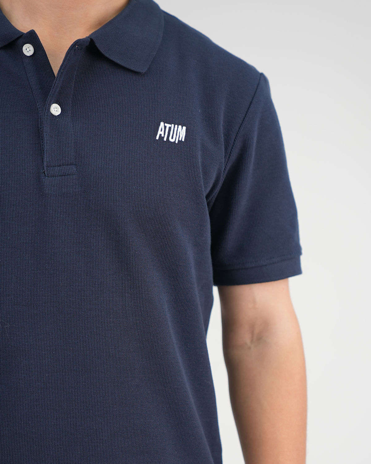 Regular Fit Navy Polo Shirt-Atum -83489661