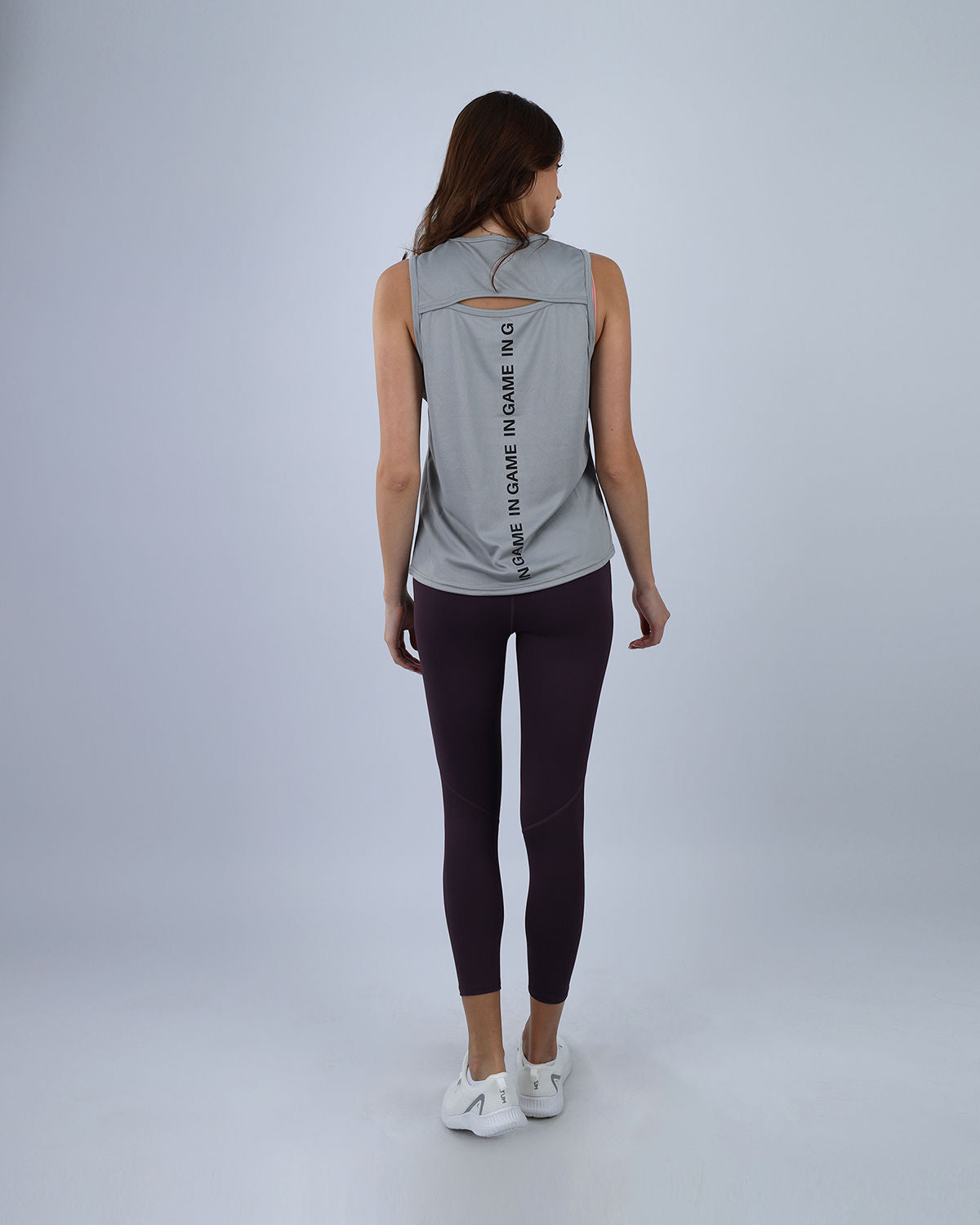 Modal Yoga Gray Tank Top-Atum -938953