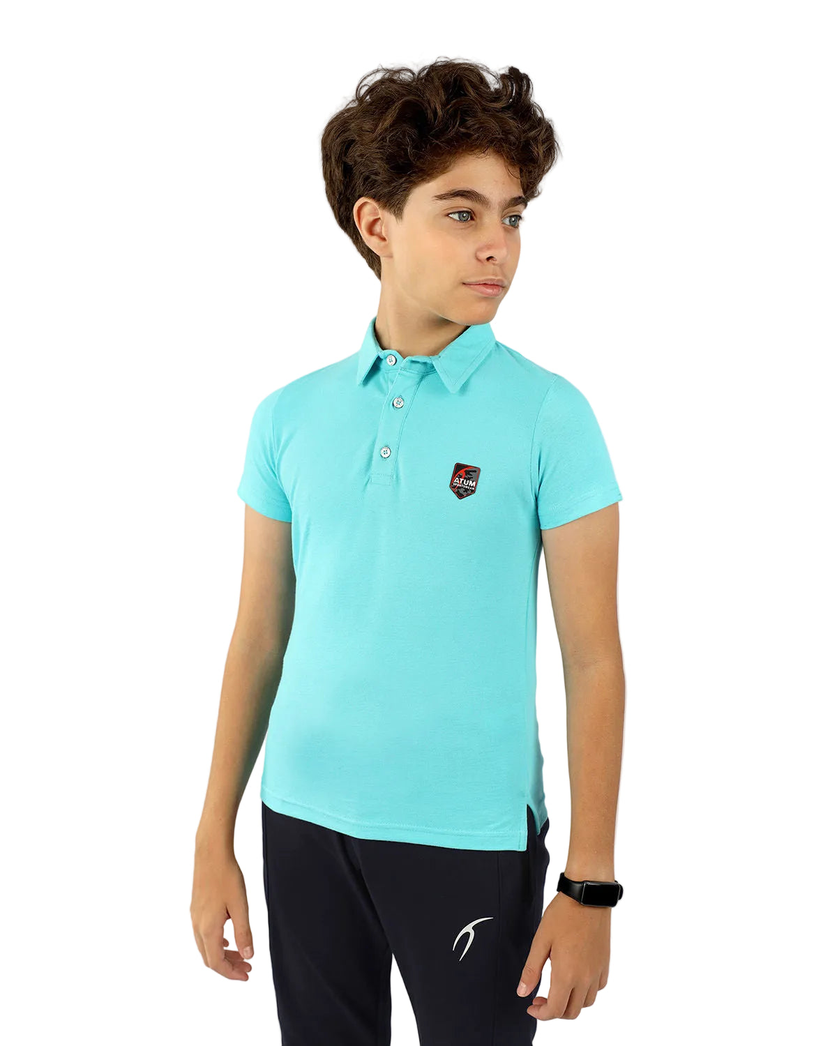 Boy's Blue Polo Shirt-Atum -86386519