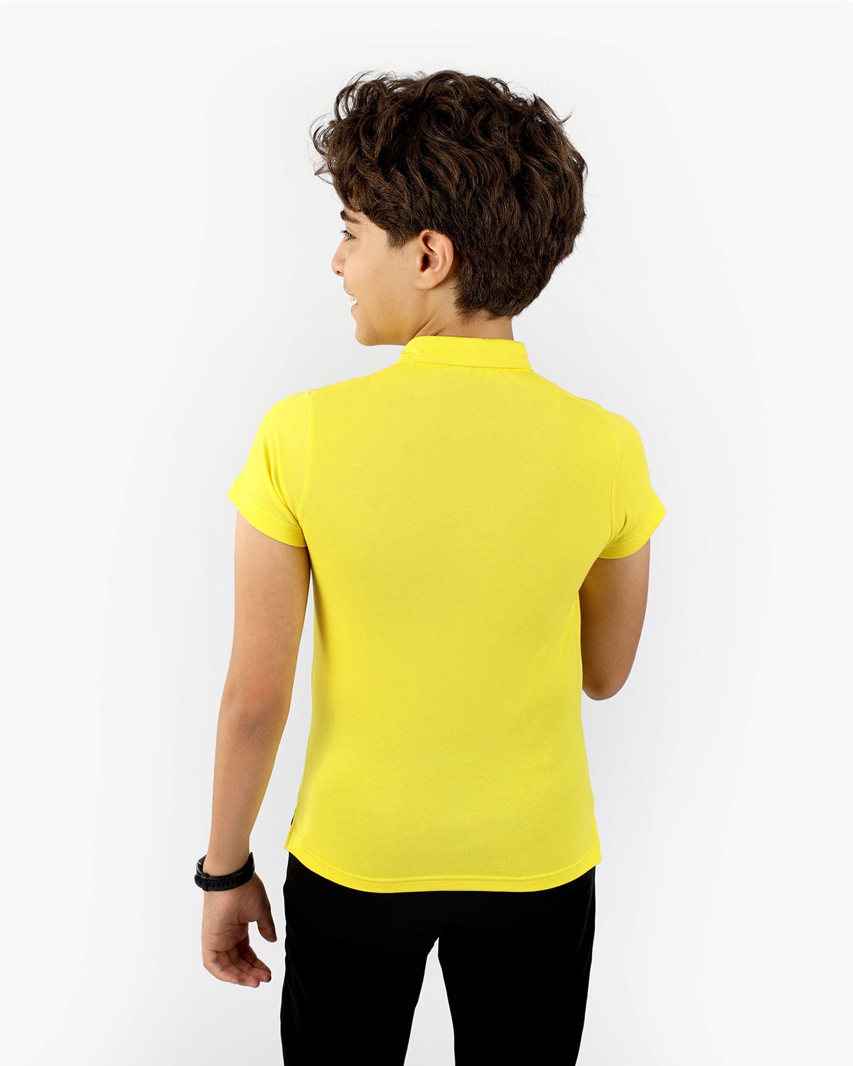 Boy's Yellow Polo Shirt-Atum -43522219