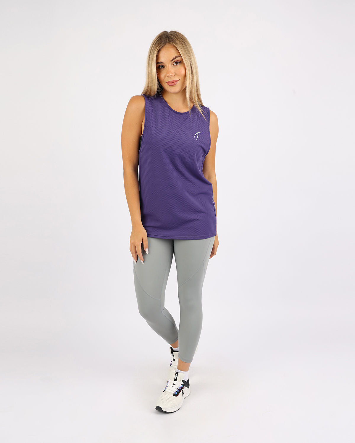 Victory Sleeveless Purple Tank Top-Atum -98619639