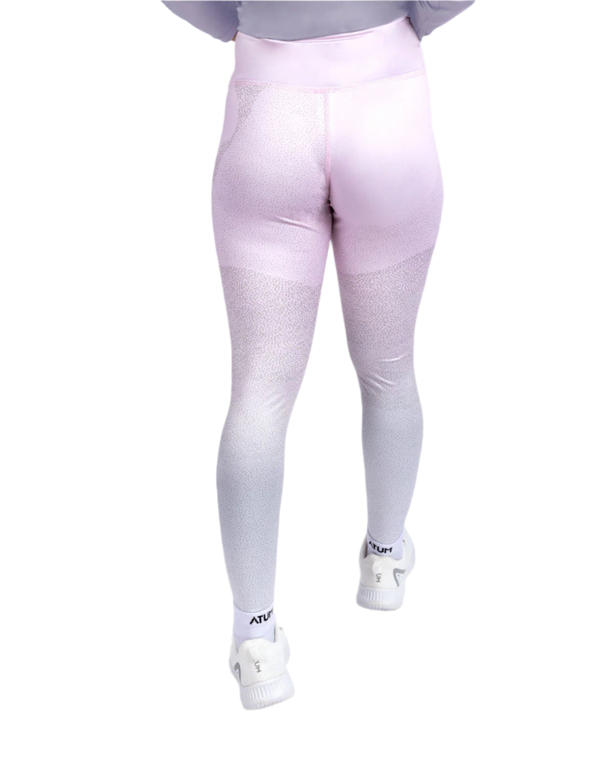 Women's Limitless Pink Leggings-Atum -72934072