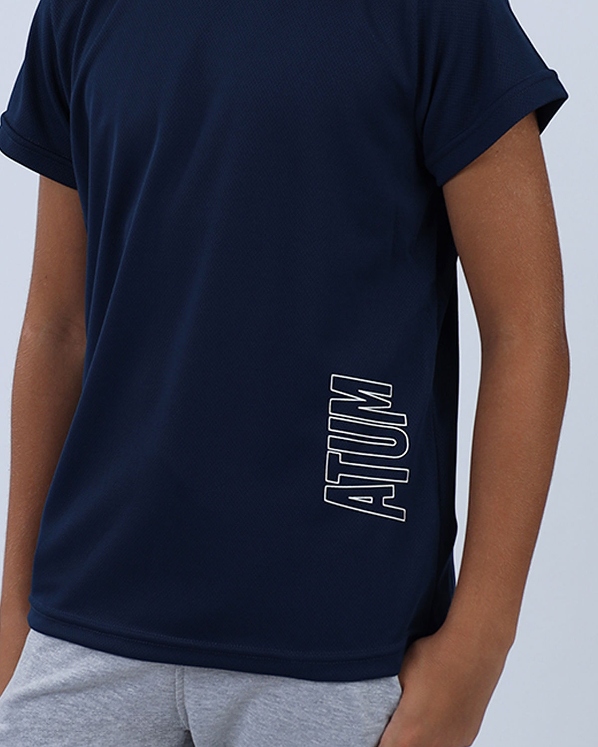 Dri-Fit Boys Basic Blue T-Shirt-Atum -59637058