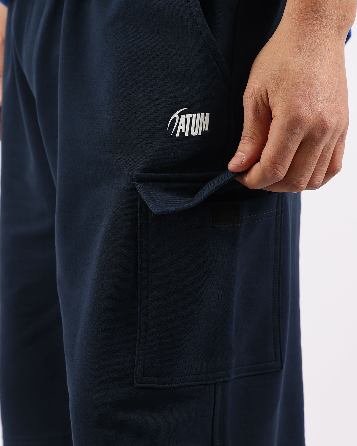 Essential Cargo Men's Navy Shorts-Atum -82868592