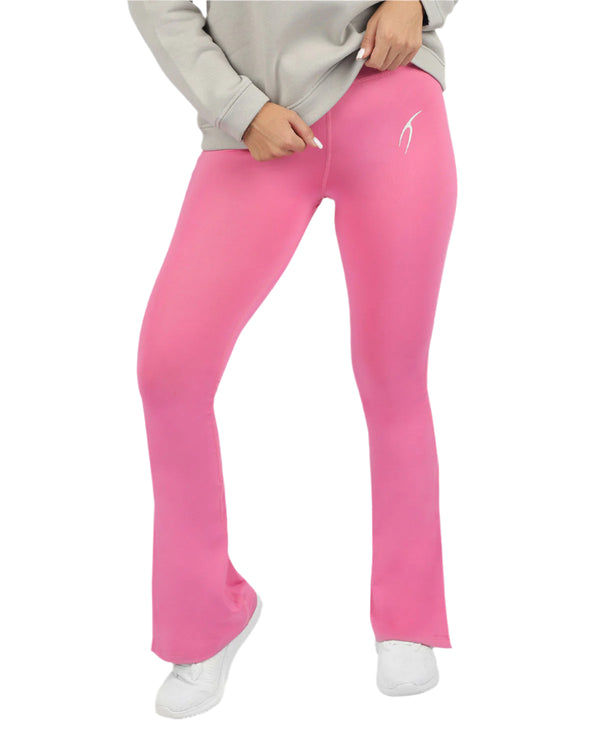 Slit Yoga Pink Leggings-Atum -18589017