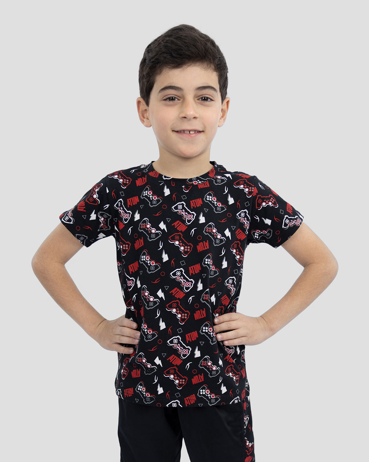 Printed Graphics Black T-Shirt
