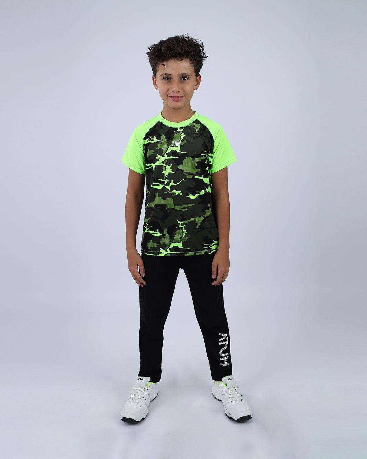 Army Training Sports Green T-Shirt-Atum -74857124