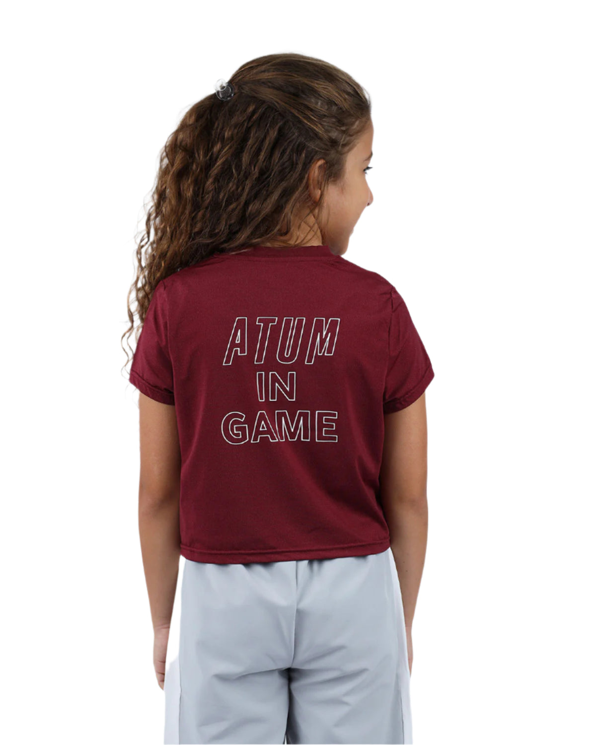 INGAME Short-Sleeve Burgundy T-Shirt-Atum -98129333