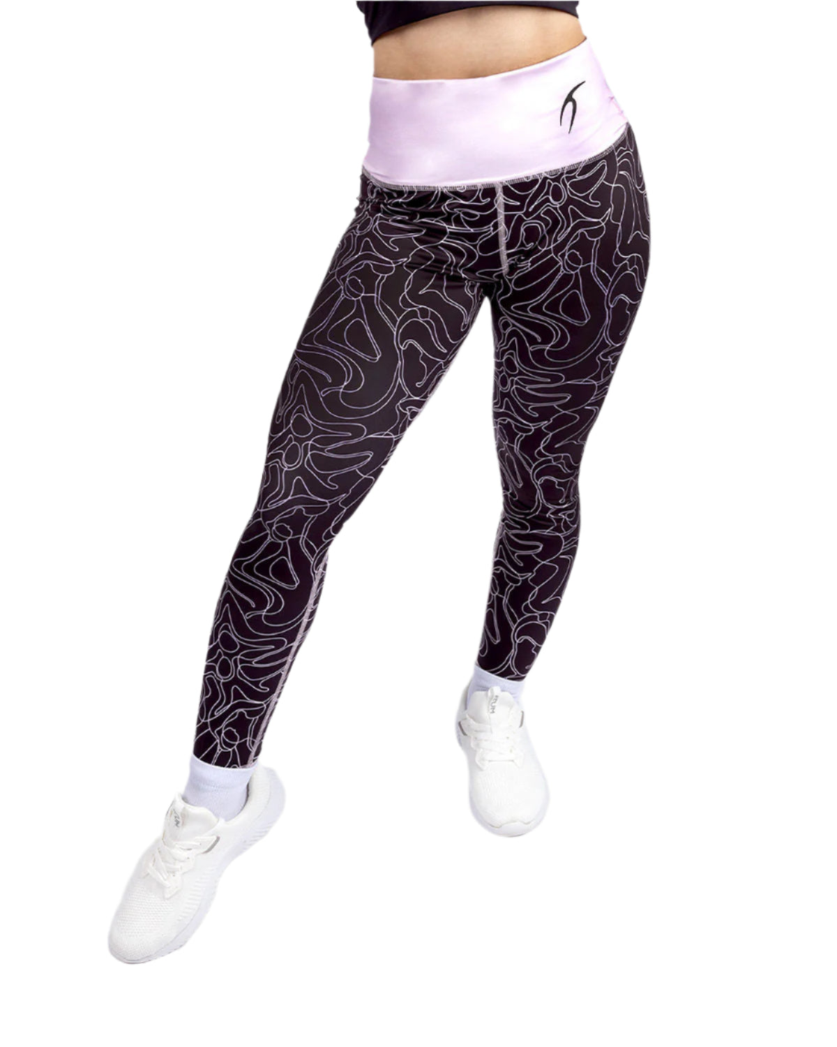 Women's Limitless Black Leggings-Atum -5590557