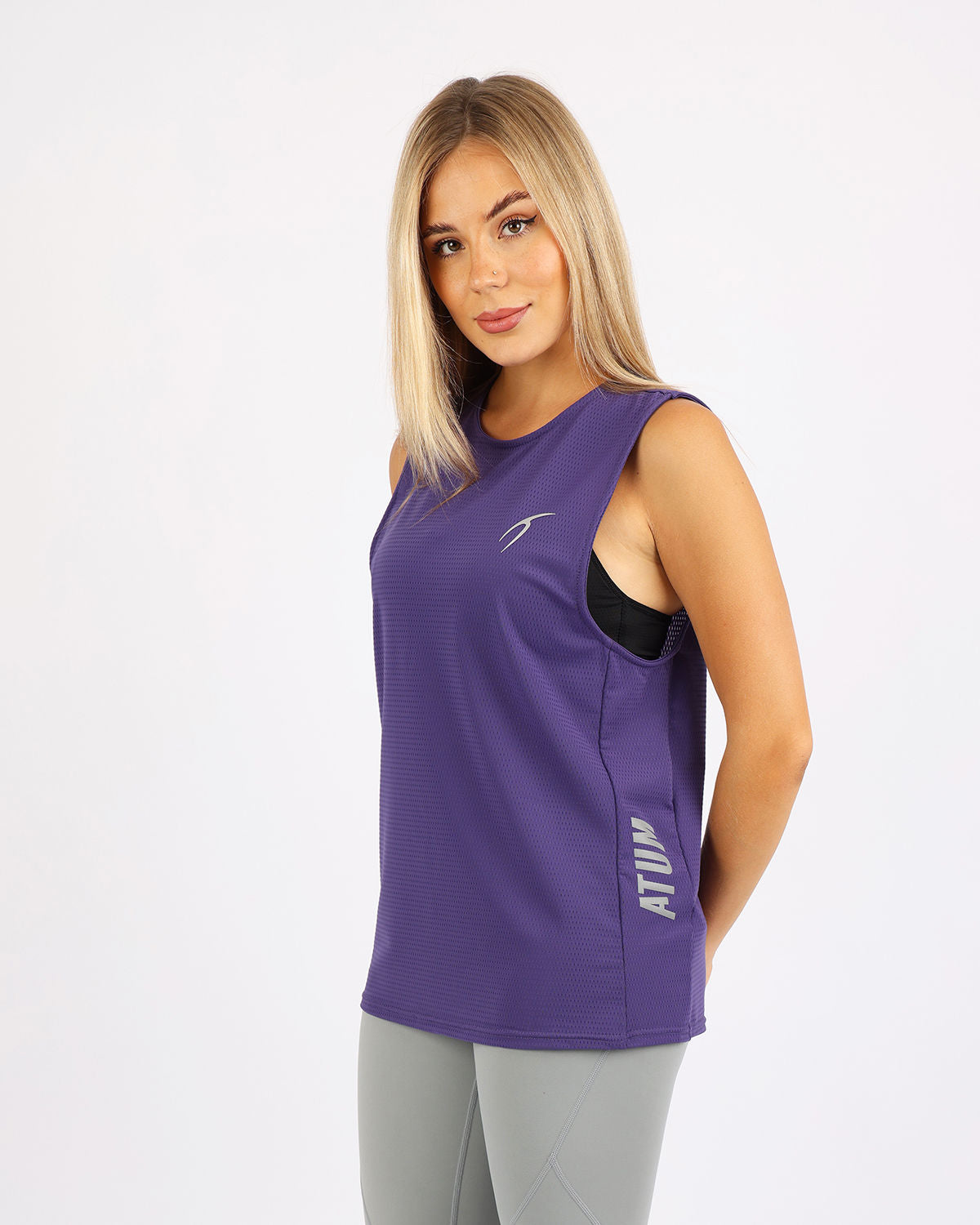 Victory Sleeveless Purple Tank Top-Atum -33065573