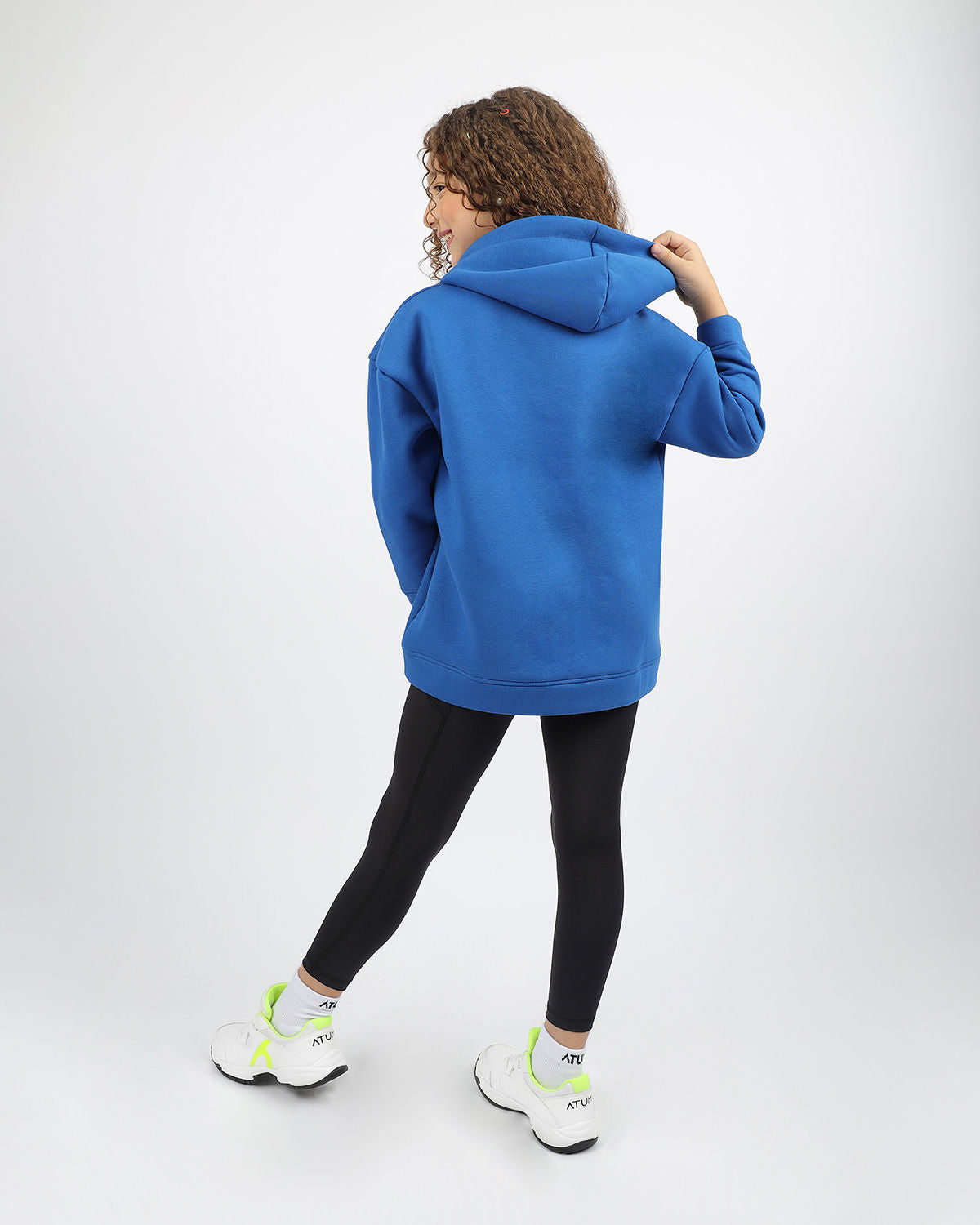 Oversized Girl's Blue Sweatshirt-Atum -72758291