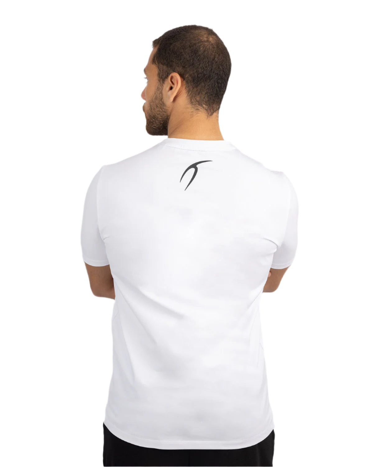 Basic Cotton White T-Shirt-Atum -80534131