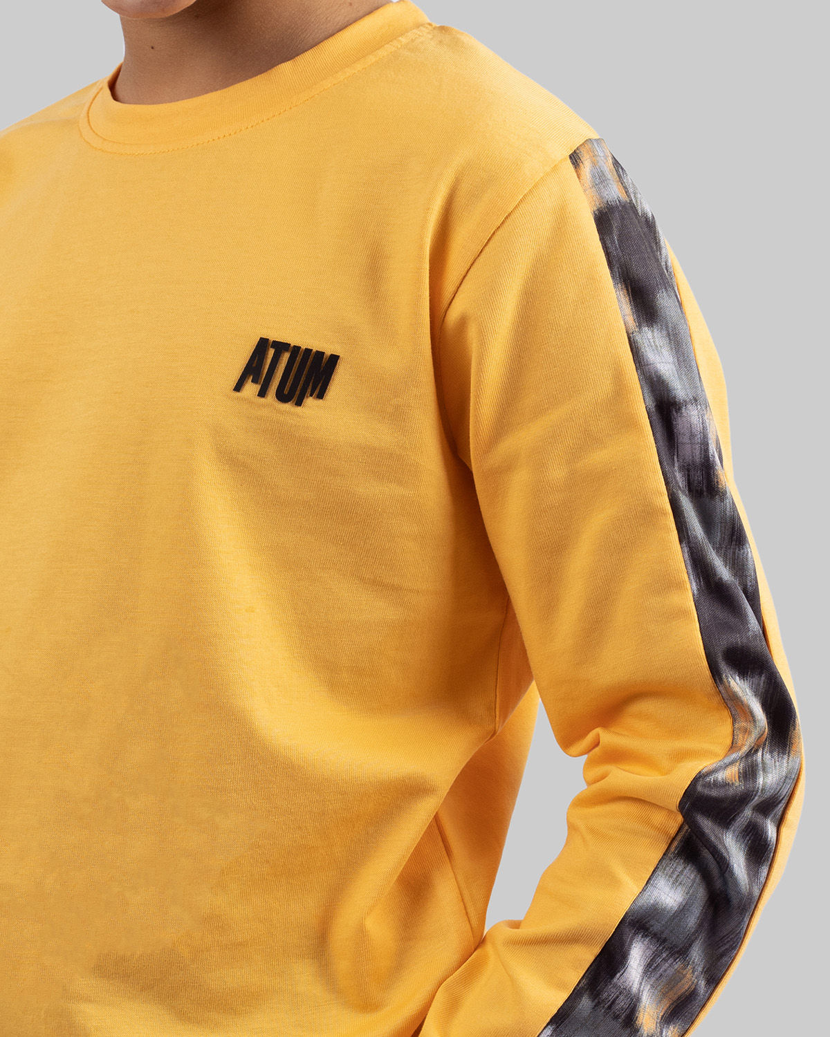 Long Sleeves Boy's Gold T-Shirt-Atum -27121924