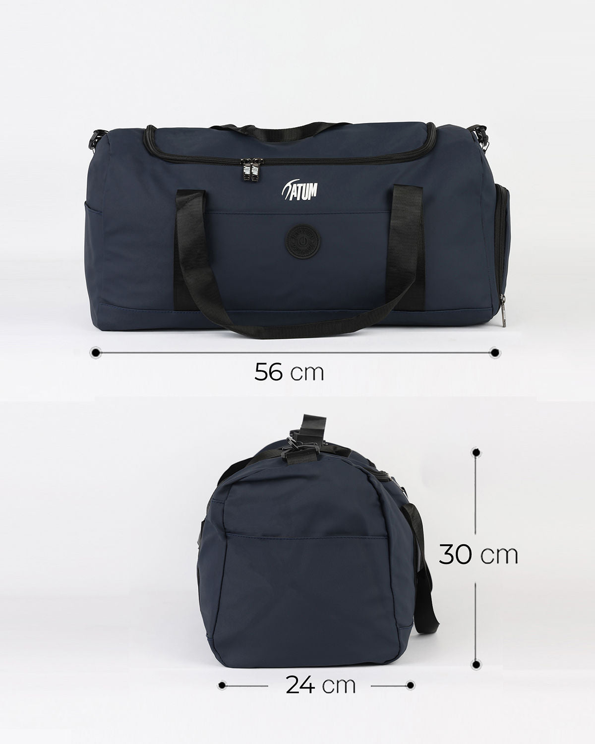 Elite Travel Navy Duffel Bag-Atum -19755205