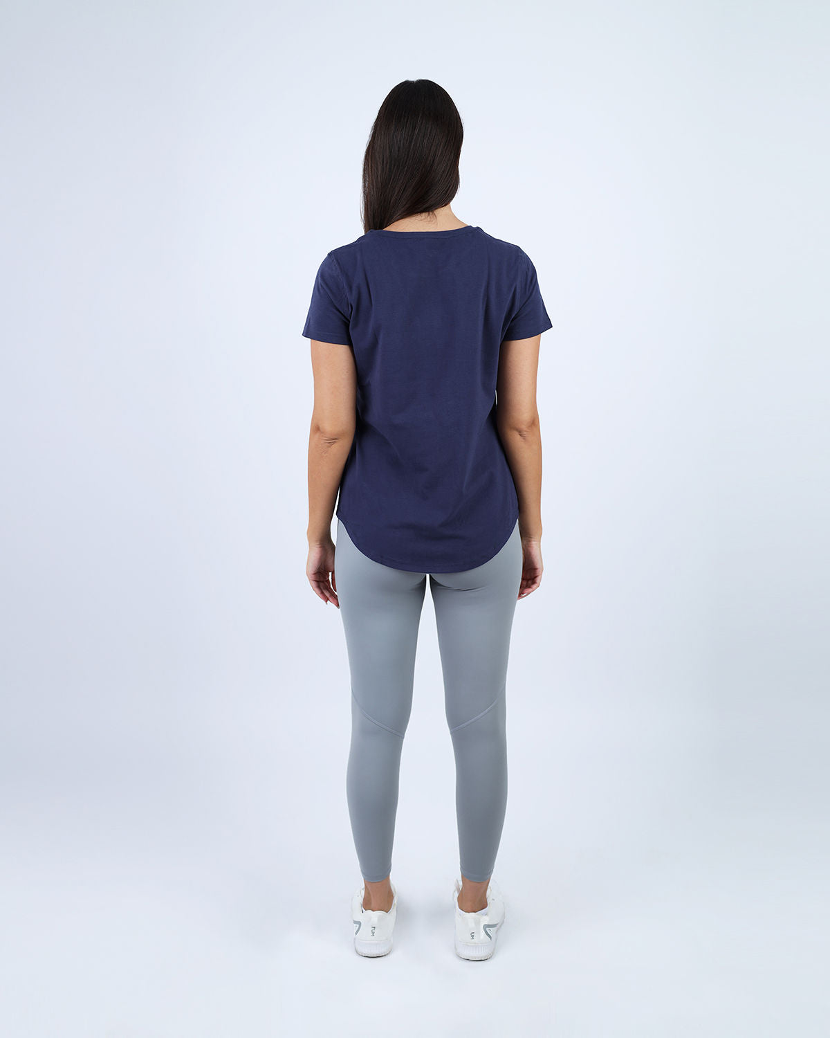 Basic Short Sleeves Navy T-Shirt-Atum -15000044