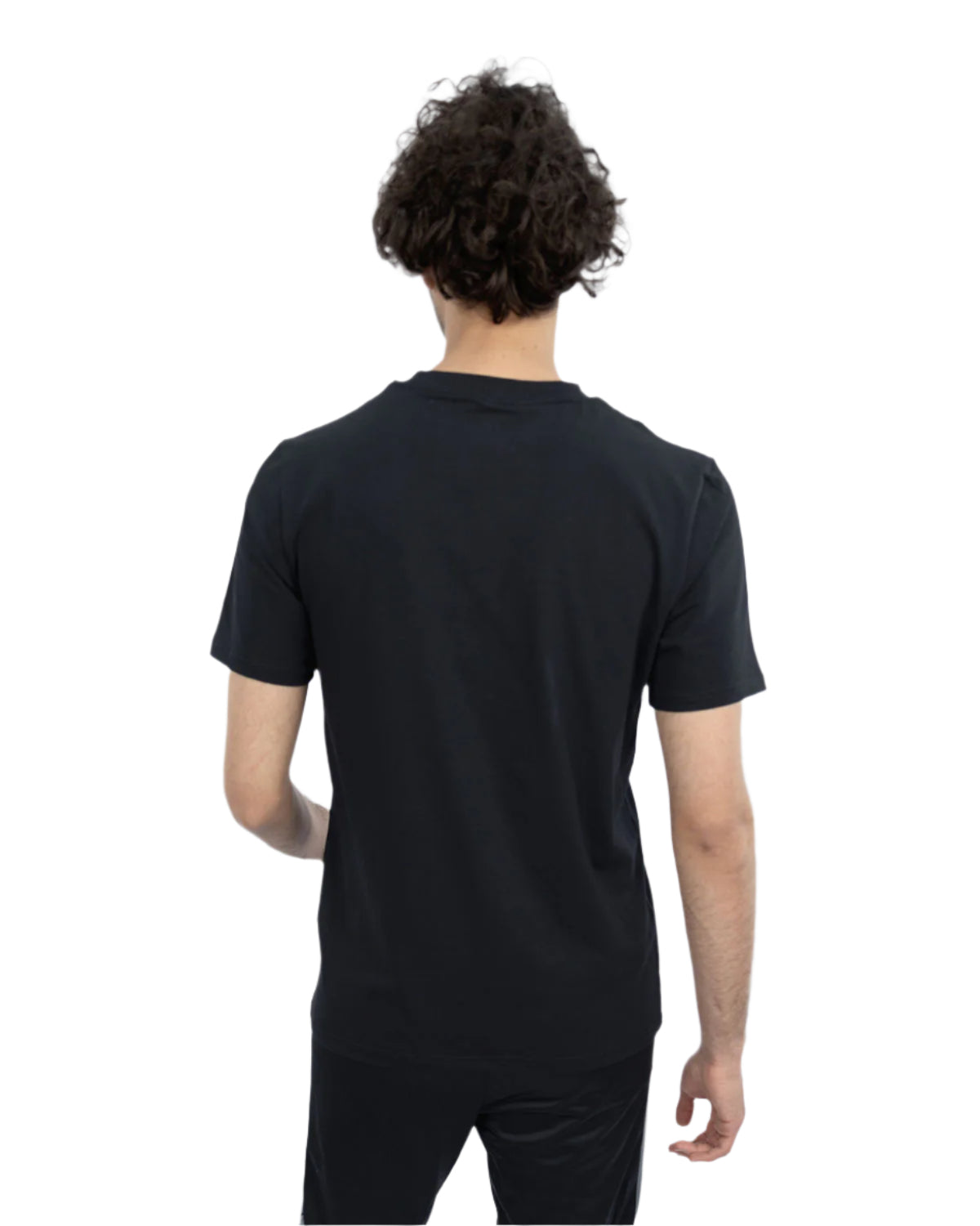 Men's Graphic Logo Black T-Shirt-Atum -56965372