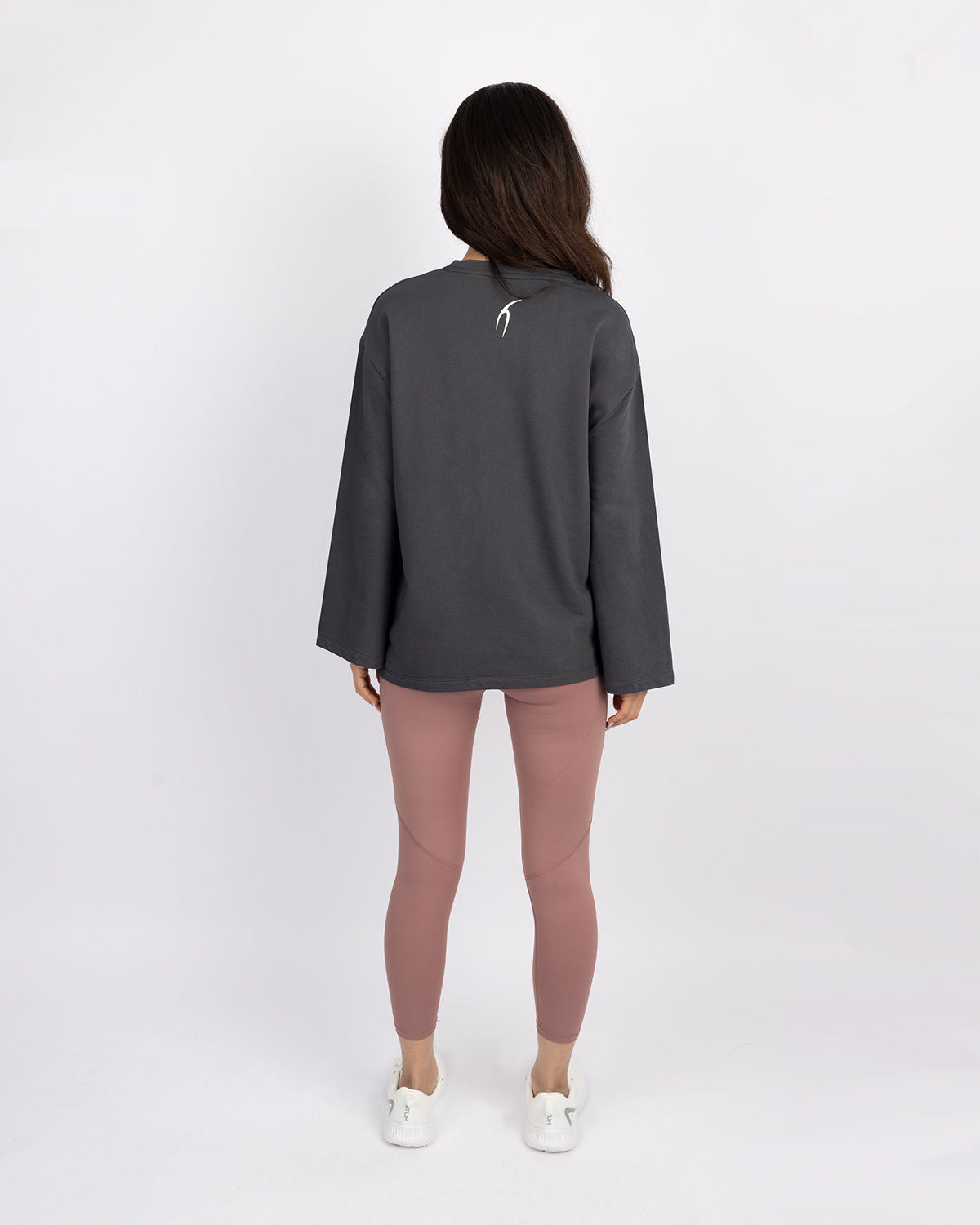 Elegance Oversize Gray T-Shirt-Atum -44408692