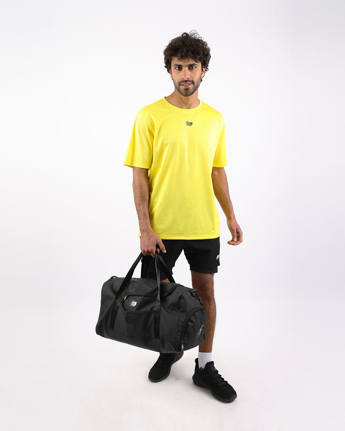 Prime Fit Men's Yellow T-Shirt-Atum -13682902
