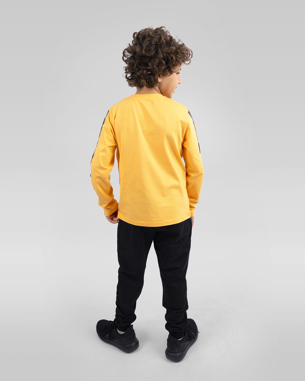 Long Sleeves Boy's Gold T-Shirt-Atum -8738094