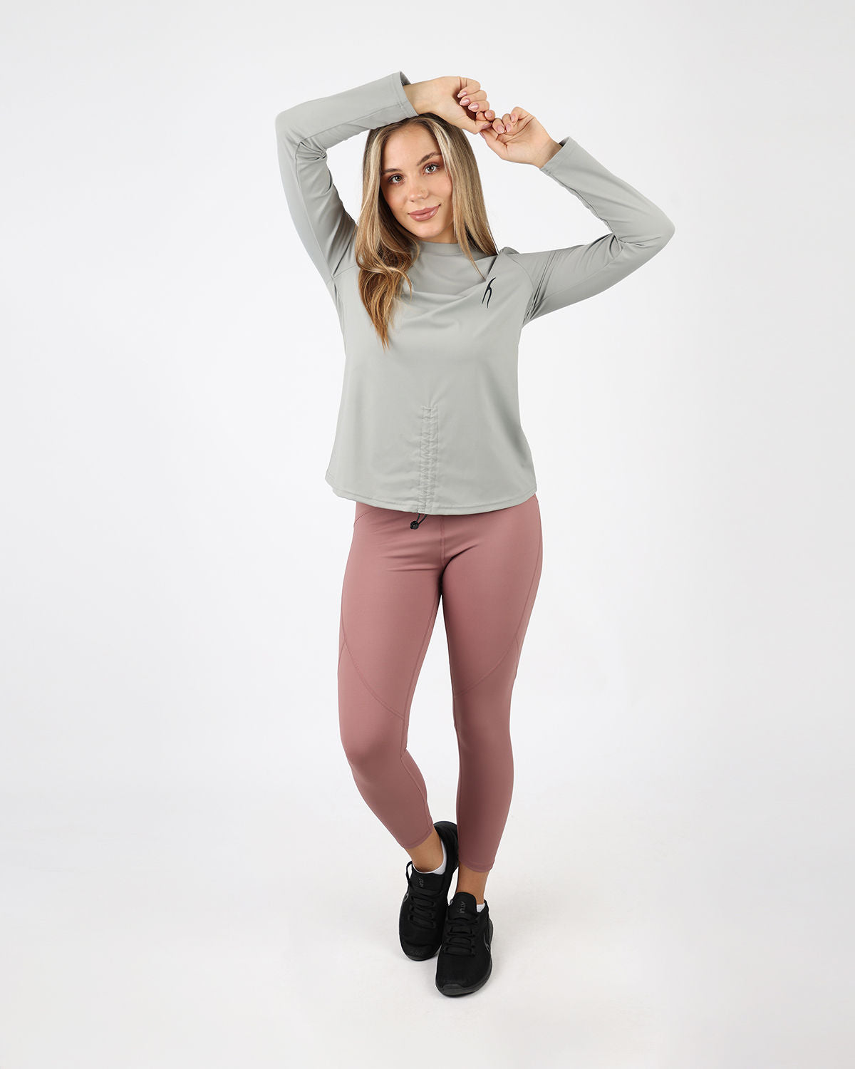 Training Long-Sleeve Gray T-Shirt-Atum -38200520