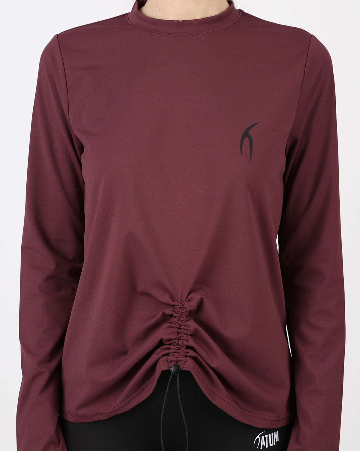 Training Long-Sleeve Burgundy T-Shirt-Atum -60219632