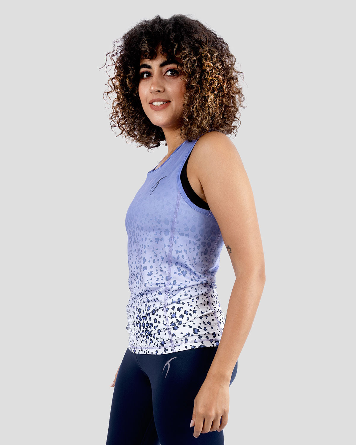 Colored Tank Purple Top-Atum -56004623