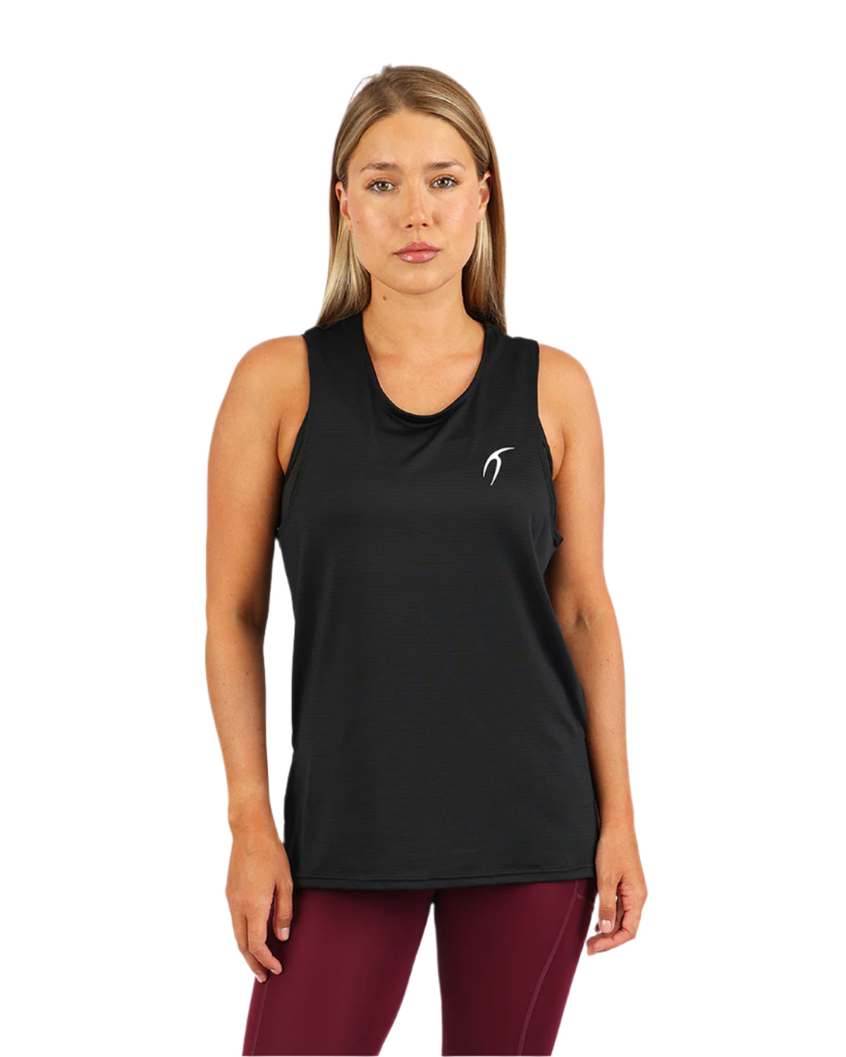 Vivid Motion Black Tank Top-Atum -63780009